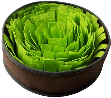 Hond Snuiven Mat Kat Hond Trage Voeden Mat Voedsel Dispenser Stress Neus Werk Speelgoed Honden Snuffle Mat Training deken groen