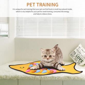 Hond Snuiven Mat Vilt Doek Vinden Voedsel Training Deken Speelgoed Hond Mat Voor Stress Puzzel Snuiven Mat Pad