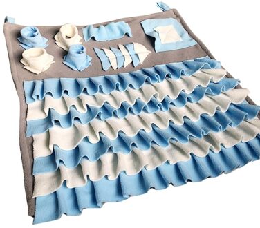Hond Snuiven Pad Training Deken Bite Puzzel Verbruik Energie Katten En Honden Ruiken Matten Stress 40x60cm / bule wit