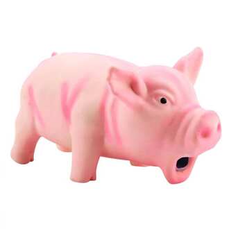 Hond Speelgoed Leuke Varken Knorrend Squeak Latex Huisdier Kauwen Speelgoed Voor Hond Puppy Speelgoed Hond Bal Roze