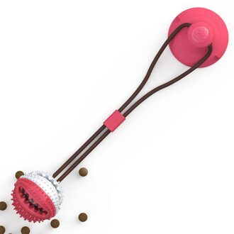 Hond Speelgoed Voor Grote Kleine Honden Bal Tandenborstel Interactieve Hond Speelgoed Kerst Producten Voor Honden Kauwen Speelgoed Accessoires rood en wit