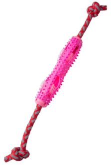 Hond Tandenborstel Chew Speelgoed Super Stok Stok Zachte Rubber Tanden Reinigen Tandpasta Voor Alle Honden Tand Effectieve Reiniging Teethtool roze