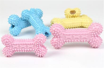 Hond Tandenborstel Hond Speelgoed Huisdier Chew Speelgoed Verwijderen Slechte Adem Schoonmaken Hond Tand Speelgoed Voor Kleine Puppy Bot Vorm Speelgoed veilig niet giftig 1stk willekeurig 6