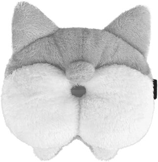 Hond Tissue Doos Cartoon Auto Rugleuning Hoofdsteun Armsteun Tissue Doos Huishoudelijke Woonkamer Decoratie Tissue Opbergdoos grijs