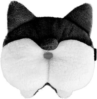 Hond Tissue Doos Cartoon Auto Rugleuning Hoofdsteun Armsteun Tissue Doos Huishoudelijke Woonkamer Decoratie Tissue Opbergdoos zwart