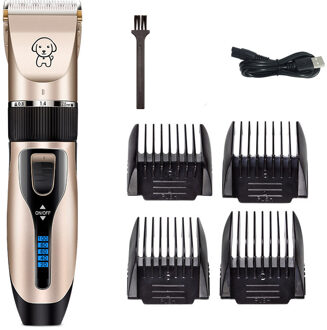 Hond Tondeuse Grooming Elektrische Schaar Honden Cutter Oplaadbare Draadloze Scheerapparaat Low Noise Tool Dxk001