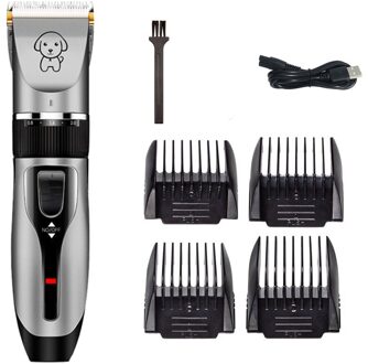 Hond Tondeuse Grooming Elektrische Schaar Honden Cutter Oplaadbare Draadloze Scheerapparaat Low Noise Tool Hsk001