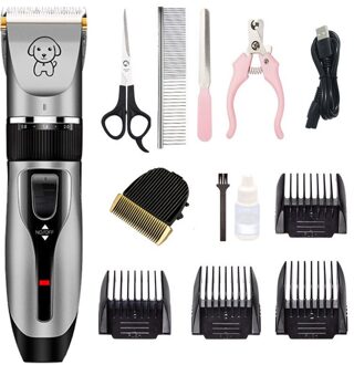Hond Tondeuse Grooming Elektrische Schaar Honden Cutter Oplaadbare Draadloze Scheerapparaat Low Noise Tool Hsk002