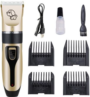 Hond Tondeuse Grooming Scharen Schaar Oplaadbare Cordless Razor Low Noise Kapsel Tool