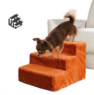 Hond Trappen Huisdier 3 Stappen Trap Voor Kleine Hond Kat Hond Huis Huisdier Oprit Ladder Anti-Slip Verwijderbare Honden bed Trappen Dierbenodigdheden