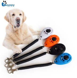Hond Trein Clicker voor Trainer Pet Training Clicker Geluid Training Tool Draagbare Huisdier Producten Rood