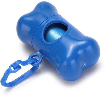 Hond Vuilniszak Dispenser Vuilniszak Dispenser Reinigen Huisdier Producten Carrier Case Hond Levert Hond Afval Tas Houder Blauw