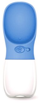 Hond Waterfles Draagbare Drinken Feeder Voor Kat Honden Outdoor Reizen Lekkage-Proof Puppy Water Dispenser Kom Huisdier levert blauw / 500ml
