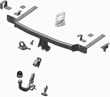 Honda Afneembare trekhaak 603400