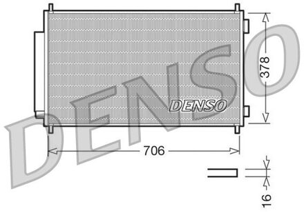 Honda Airco condensor DCN40002