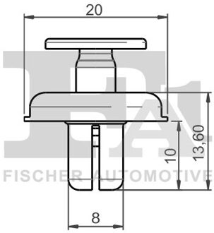 Honda Clip, sier- /beschermingslijst 74200025