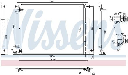 Honda Condensor, airconditioning 940853