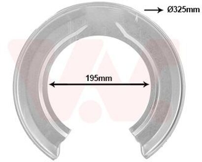 Honda Dekplaat, remschijf 2568373