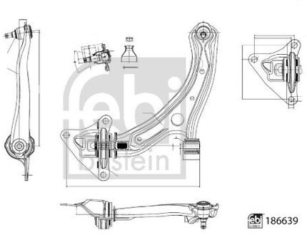 Honda Draagarm, wielophanging 186639