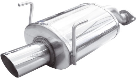 Honda InoxCar uitlaat passend voor Honda Civic Type-R 2.0 200pk 2001-2005 1x90mm Rally IXHOCI0190RA