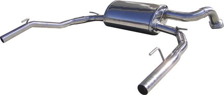 Honda InoxCar uitlaat passend voor Honda Civic Type R 2.0 (201pk) 2006- Links/Rechts 50mm IXHOCI0250