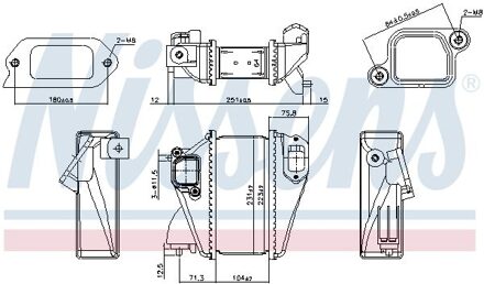 Honda Intercooler, inlaatluchtkoeler 961522
