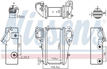 Honda Intercooler, inlaatluchtkoeler 961586