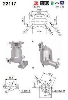 Honda Katalysator 22117