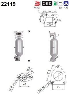 Honda Katalysator 22119