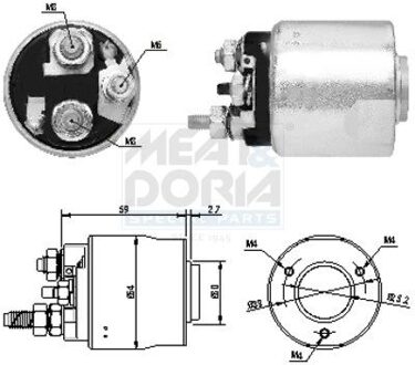 Honda Magneetschakelaar, startmotor 46063