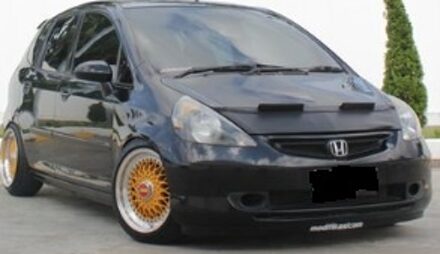 Honda Motorkapsteenslaghoes Honda Jazz 2003-2008 zwart