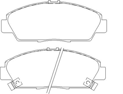 Honda Remblokken set 2187901
