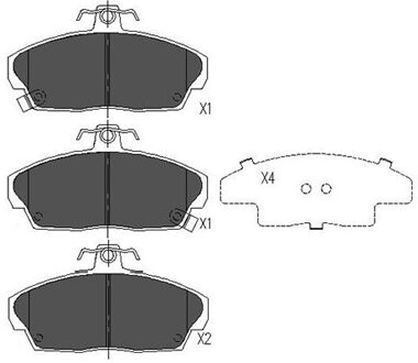 Honda Remblokken set KBP2006