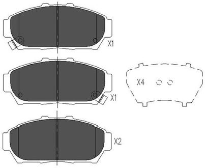 Honda Remblokken set KBP2030