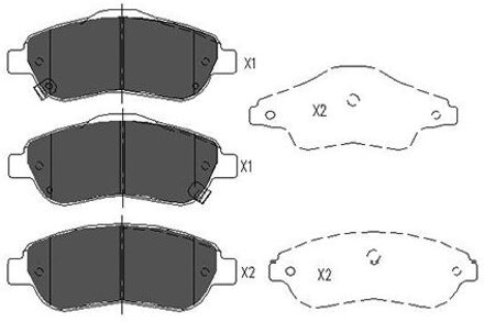 Honda Remblokken set KBP2041