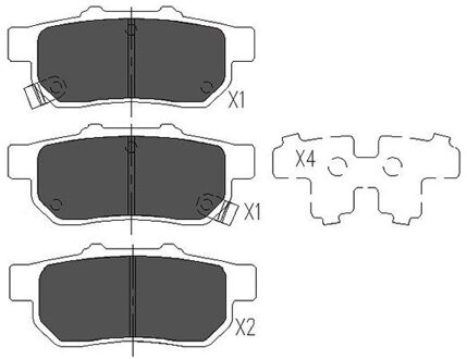 Honda Remblokken set KBP2049