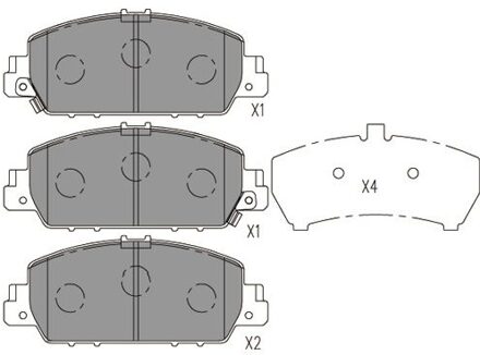 Honda Remblokken set KBP2058