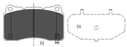 Honda Remblokken set KBP8021