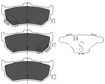 Honda Remblokken set KBP8518