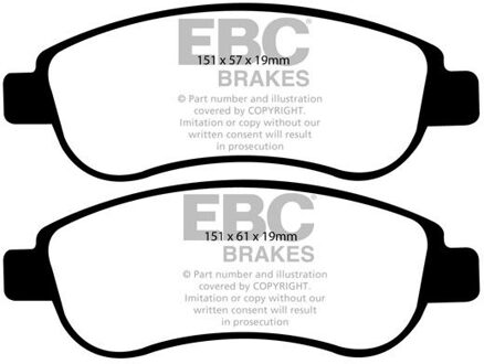 Honda Remblokkenset EBC Ultimax2 DP1951 DP1951