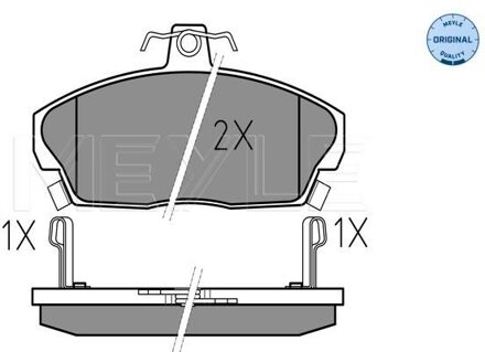 Honda Remblokkenset, schijfrem 0252151518W