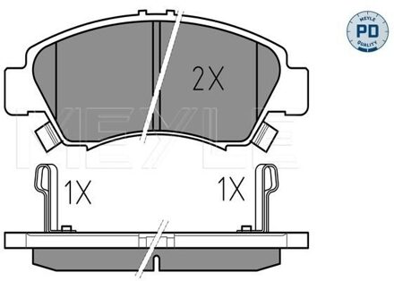 Honda Remblokkenset, schijfrem 0252169715PD