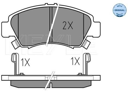Honda Remblokkenset, schijfrem 0252169715W
