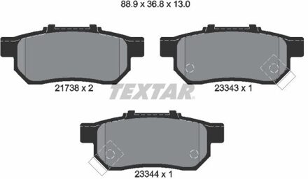 Honda Remblokkenset, schijfrem 2173801