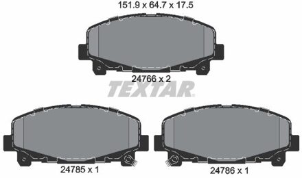 Honda Remblokkenset, schijfrem 2476601