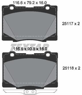 Honda Remblokkenset, schijfrem 2511701