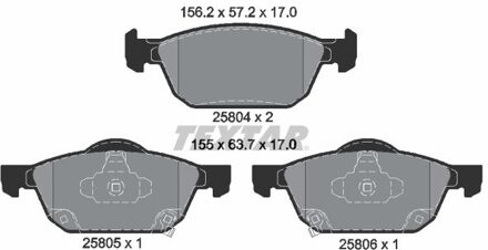 Honda Remblokkenset, schijfrem 2580401