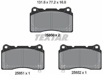 Honda Remblokkenset, schijfrem 2585001