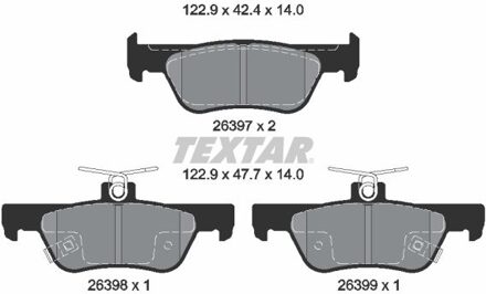 Honda Remblokkenset, schijfrem 2639701