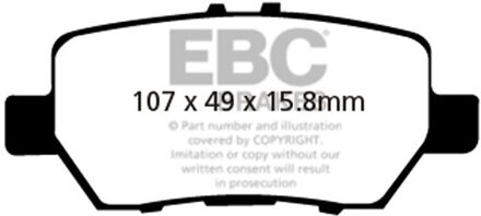 Honda Remblokkenset, schijfrem DP1736